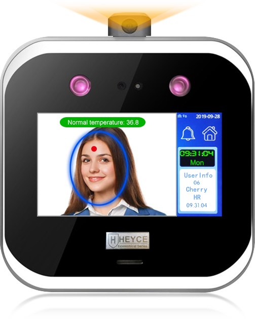 Face Recognition with Temperature Detection Scanner